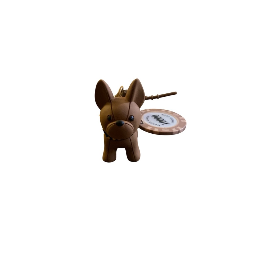 Charming Brown Dog Keychain